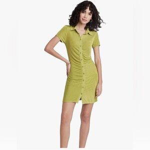 Wild Fable Olive Button-Down dress